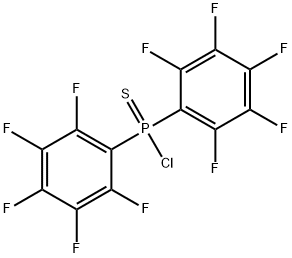 Bis(pentafluorophenyl)chlorophosphine sulfide