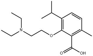 3-(2-Diethylaminoethoxy)-p-cymene-2-carboxylic acid