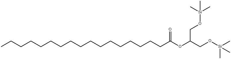 Octadecanoic acid 2-trimethylsilyloxy-1-[(trimethylsilyloxy)methyl]ethyl ester