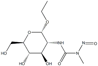 Ethyl 2-deoxy-2-(3-methyl-3-nitrosoureido)-α-D-glucopyranoside