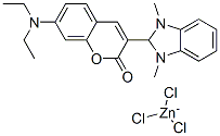 2-[7-(diethylamino)-2-oxo-2H-1-benzopyran-3-yl]-1,3-dimethyl-1H-benzimidazole trichlorozincate