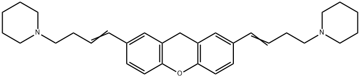 1,1'-[(9H-Xanthene-2,7-diyl)bis(3-butene-4,1-diyl)]bispiperidine