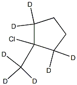 1-Chloro-1-[(2H3)methyl](2,2,5,5-2H4)cyclopentane