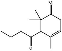 4,6,6-Trimethyl-5-(1-oxobutyl)-3-cyclohexen-1-one
