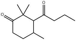 2,2,4-Trimethyl-3-(1-oxobutyl)-1-cyclohexanone