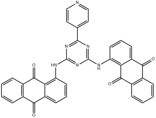 1,1'-[[6-(pyridin-4-yl)-1,3,5-triazine-2,4-diyl]diimino]bisanthraquinone