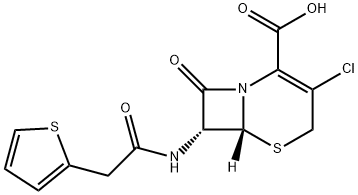 (6R)-3-Chloro-8-oxo-7α-[(2-thienylacetyl)amino]-5-thia-1-azabicyclo[4.2.0]oct-2-ene-2-carboxylic acid