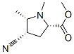 Proline, 4-cyano-1,5-dimethyl-, methyl ester, (2-alpha-,4-alpha-,5-alpha-)- (9CI)