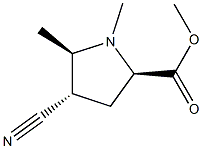 Proline, 4-cyano-1,5-dimethyl-, methyl ester, (2-alpha-,4-ba-,5-alpha-)- (9CI)