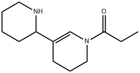 1,2,3,4-Tetrahydro-1-(1-oxopropyl)-5-(2-piperidinyl)pyridine