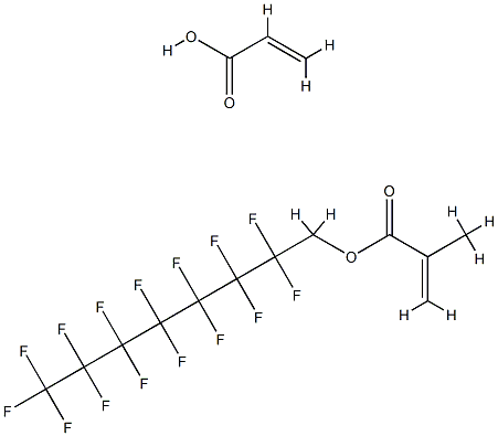 2-Propenoic acid, 2-methyl-, 2,2,3,3,4,4,5,5,6,6,7,7,8,8,8-pentadecafluorooctyl ester, polymer with 2-propenoic acid
