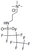 trimethyl-3-[[(nonafluorobutyl)sulphonyl]amino]propylammonium chloride