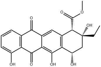 (1S,2R,4S)-2-Ethyl-1,2,3,4,6,11-hexahydro-2,4,5,7-tetrahydroxy-6,11-dioxo-1-naphthacenecarboxylic acid methyl ester