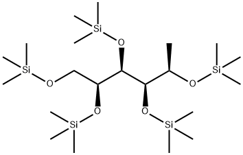 1-O,2-O,3-O,4-O,5-O-Pentakis(trimethylsilyl)-6-deoxy-D-glucitol