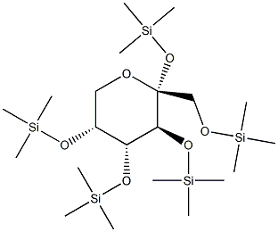 1-O,2-O,3-O,4-O,5-O-Pentakis(trimethylsilyl)-α-D-fructopyranose