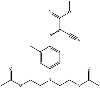 methyl 3-[4-[bis[2-(acetoxy)ethyl]amino]-2-methylphenyl]-2-cyanoacrylate