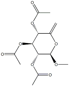 Methyl 2-O,3-O,4-O-triacetyl-6-deoxy-β-D-xylo-5-hexenopyranoside