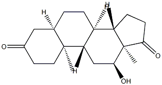 12α-Hydroxy-5β-androstane-3,17-dione