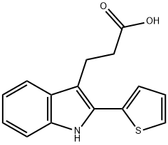 3-(2-thien-2-yl-1H-indol-3-yl)propanoic acid