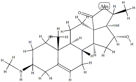 (20S)-16α,20-Dihydroxy-3β-(methylamino)pregn-5-en-18-oic acid 18,20-lactone