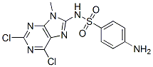 4-Amino-N-(2,6-dichloro-9-methyl-9H-purin-8-yl)benzenesulfonamide