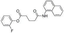(2-fluorophenyl) 4-(naphthalen-1-ylcarbamoyl)butanoate