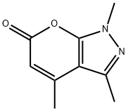 1,3,4-TRIMETHYLPYRANO[2,3-C]PYRAZOL-6-ONE