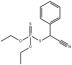 Phosphorodithioic acid S-(α-cyanobenzyl)O,O-diethyl ester