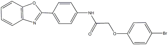 N-[4-(1,3-benzoxazol-2-yl)phenyl]-2-(4-bromophenoxy)acetamide