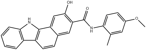 2-羟基-N-(4-甲氧基-2-甲基苯基)-11H-苯并[a]咔唑-3-甲酰胺