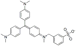 N-[4-[Bis[4-(dimethylamino)phenyl]methylene]-2,5-cyclohexadien-1-ylidene]-N-methyl-3-sulfonatobenzenemethanaminium