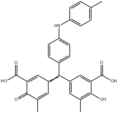 5-[(3-CARBOXY-5-METHYL-4-OXO-2,5-CYCLOHEXADIEN-1-YLIDENE)[4-[(4-TOLYL)AMINO]PHENYL]METHYL]-3-METHYLS