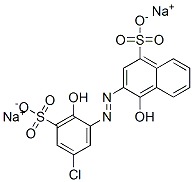 3-[(5-Chloro-2-hydroxy-3-sulfophenyl)azo]-4-hydroxy-1-naphthalenesulfonic acid disodium salt