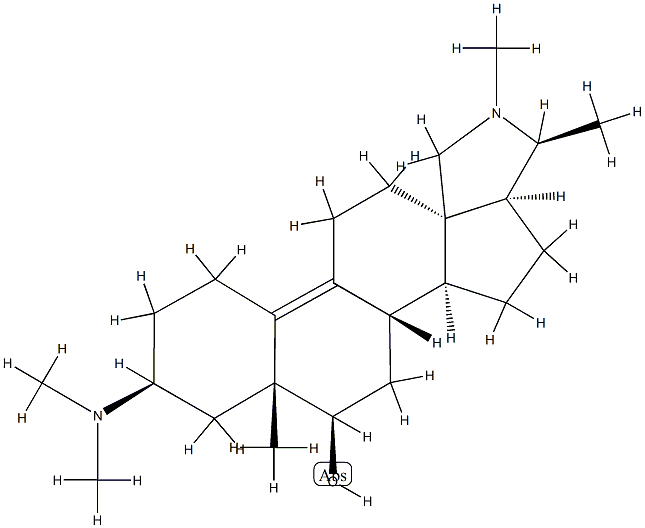 3β-(Dimethylamino)-5-methyl-19-nor-5β-conanin-9-en-6β-ol