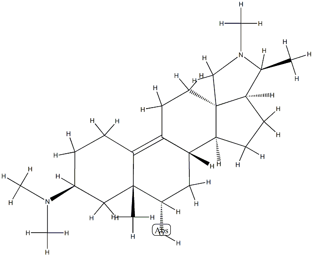 3β-(Dimethylamino)-5-methyl-19-nor-5β-conanin-9-en-6α-ol