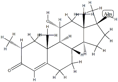 (2R,8S,9S,10R,11R,13S,14S,17S)-11,17-dihydroxy-2,10,13,17-tetramethyl- 2,6,7,8,9,11,12,14,15,16-decahydro-1H-cyclopenta[a]phenanthren-3-one
