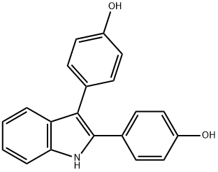 4,4'-[1H-Indole-2,3-diyl]bis(phenol)