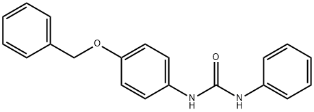 3-phenyl-1-(4-phenylmethoxyphenyl)urea