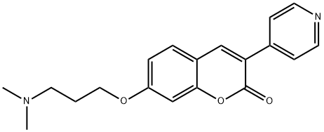 7-[3-(Dimethylamino)propoxy]-3-(4-pyridyl)coumarin
