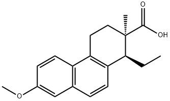 [1S,(+)]-1α-Ethyl-1,2,3,4-tetrahydro-7-methoxy-2-methylphenanthrene-2α-carboxylic acid