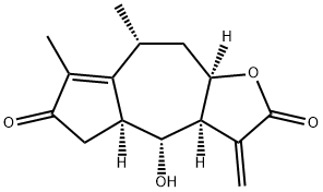 3a,4a,5,8,9,9a-Hexahydro-4-hydroxy-7,8-dimethyl-3-methyleneazuleno[6,5-b]furan-2,6(3H,4H)-dione