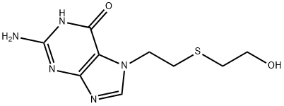 2-Amino-1,7-dihydro-7-(2-((2-hydroxyethyl)thio)ethyl)-6H-purin-6-one