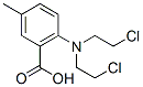 6-[Bis(2-chloroethyl)amino]-m-toluic acid