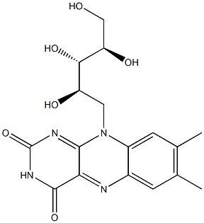 1-Deoxy-1-(3,4-dihydro-7,8-dimethyl-2,4-dioxobenzo[g]pteridin-10(2H)-yl)-D-arabinitol
