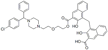 Hydroxyzine pamoate (ester)