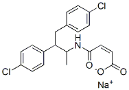 (Z)-4-[[2,3-Bis(4-chlorophenyl)-1-methylpropyl]amino]-4-oxo-2-butenoic acid sodium salt