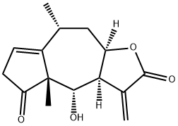 (3aS)-3,3a,4,4a,6,8,9,9aα-Octahydro-4α-hydroxy-4aβ,8α-dimethyl-3-methyleneazuleno[6,5-b]furan-2,5-dione