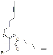 Bromomethyl(methyl)malonic acid di(5-heptynyl) ester