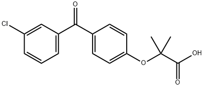2-[4-(3-Chlorobenzoyl)phenoxy]-2-methylpropanoic acid