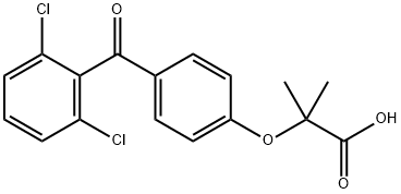 2-[4-(2,6-Dichlorobenzoyl)phenoxy]-2-methylpropanoic acid